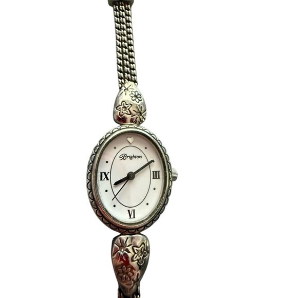 Brighton Marbella Silver Tone Watch - Picture 1 of 6